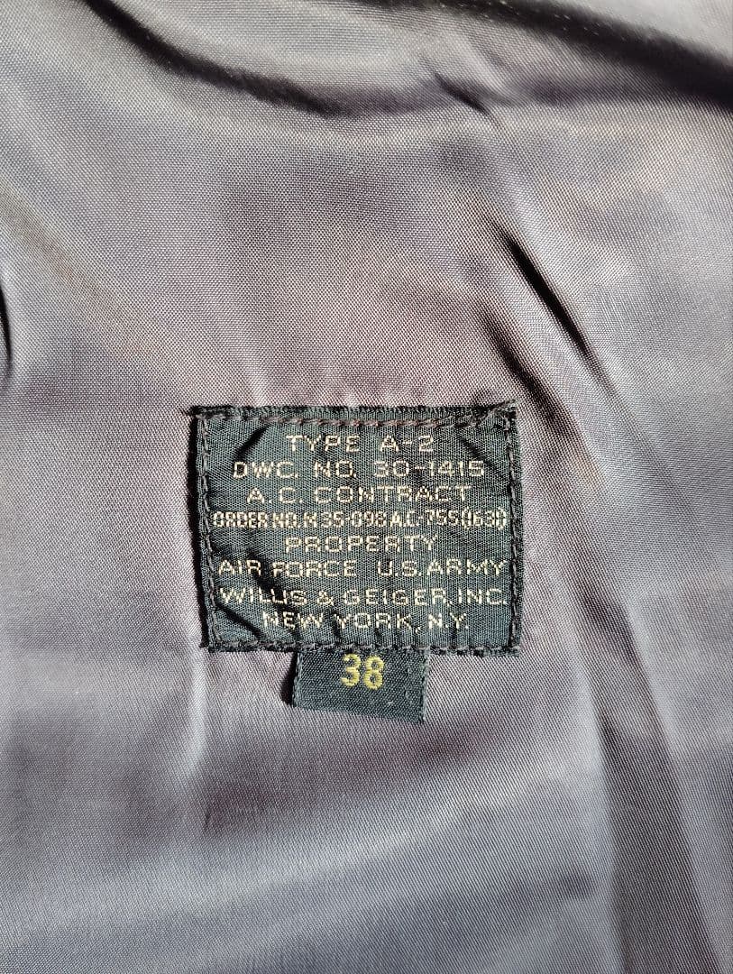 TYPE A-2 フライトジャケット ブラウン 38