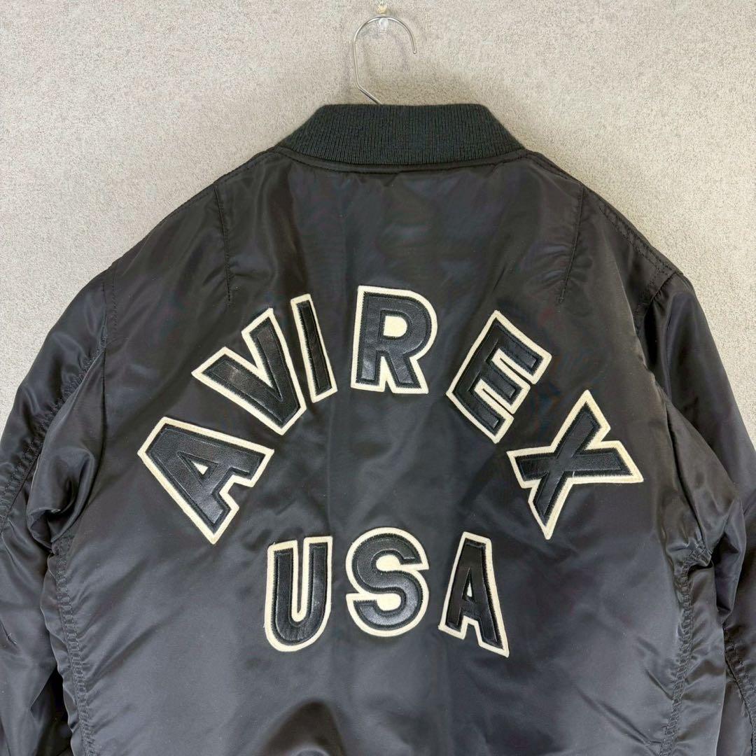 希少 AVIREX アーチロゴ フライトジャケット MA-1