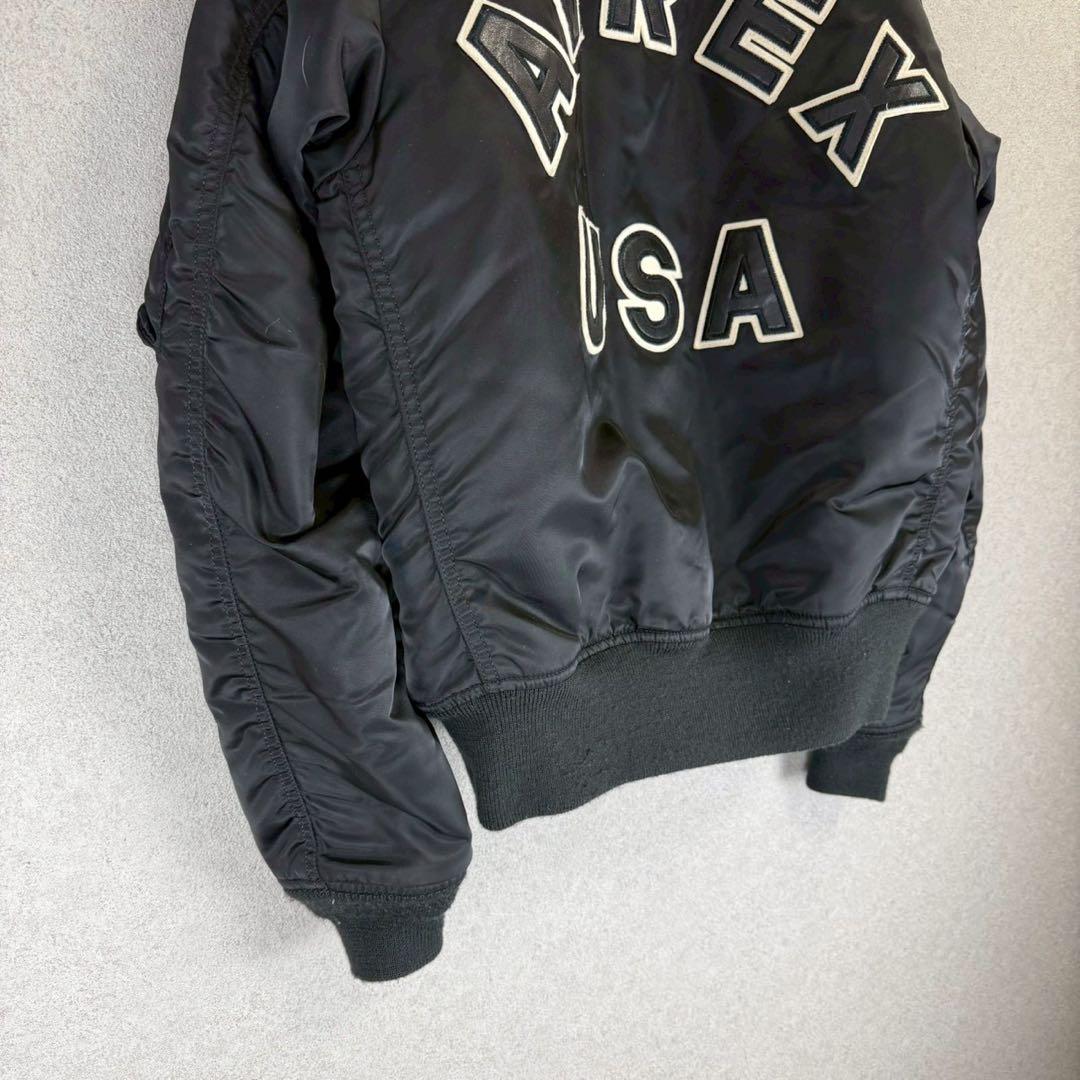 希少 AVIREX アーチロゴ フライトジャケット MA-1