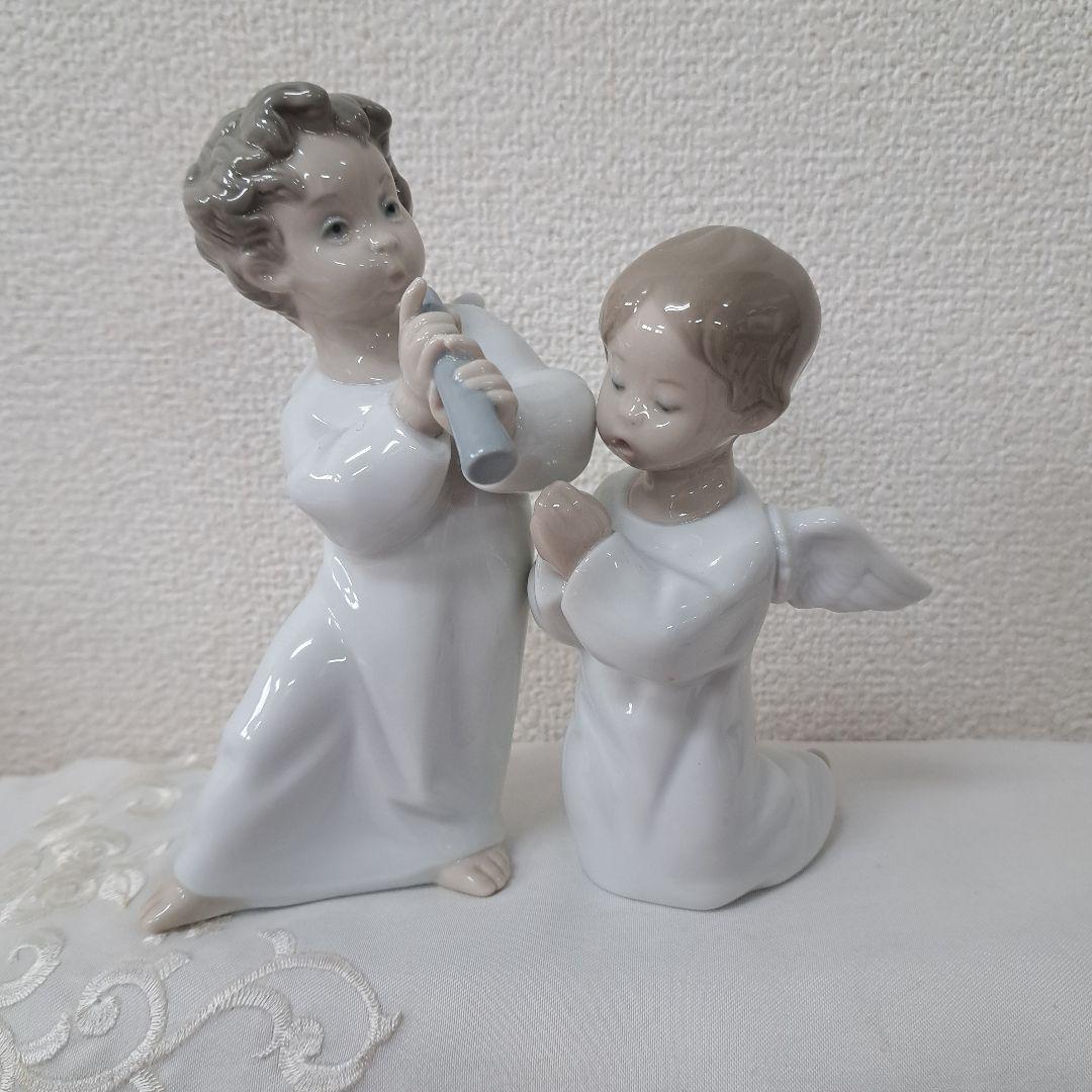 ♡美品　リヤドロ　笛を吹く天使・天使のお祈り 2体セット♡
