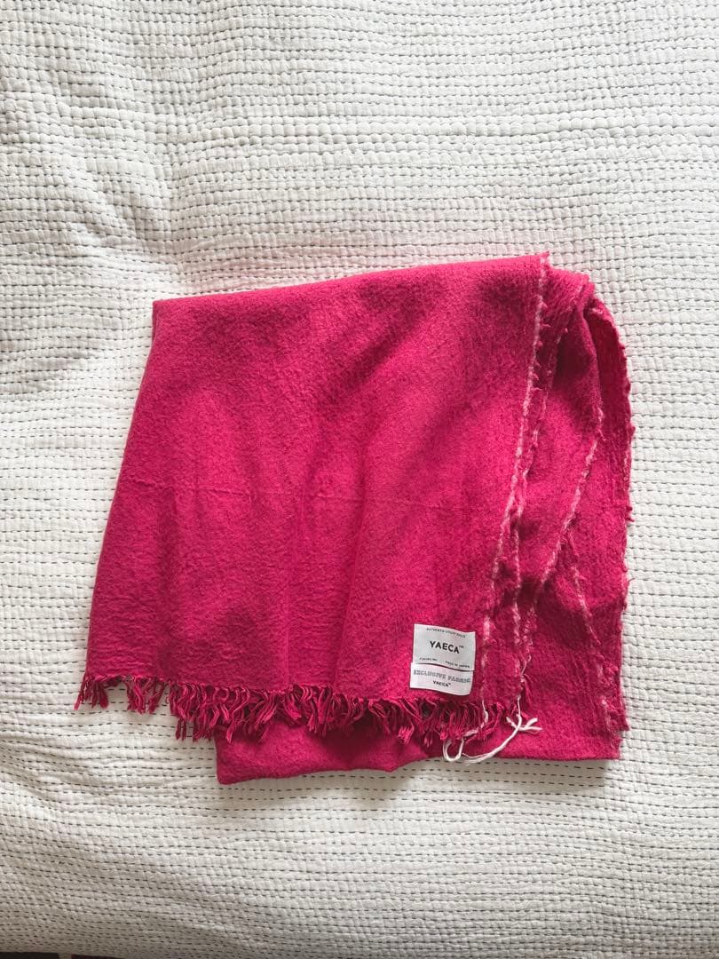 YAECA ピンク ストール