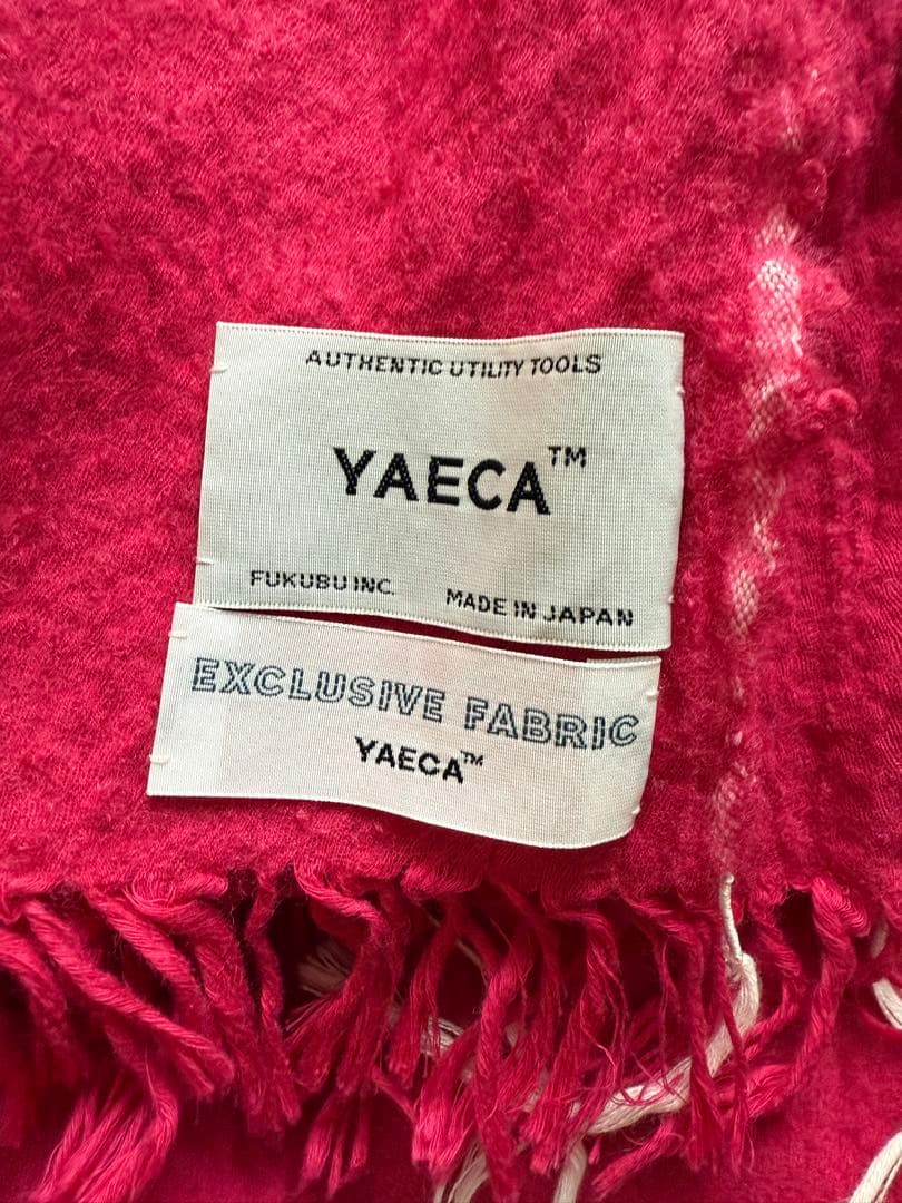 YAECA ピンク ストール