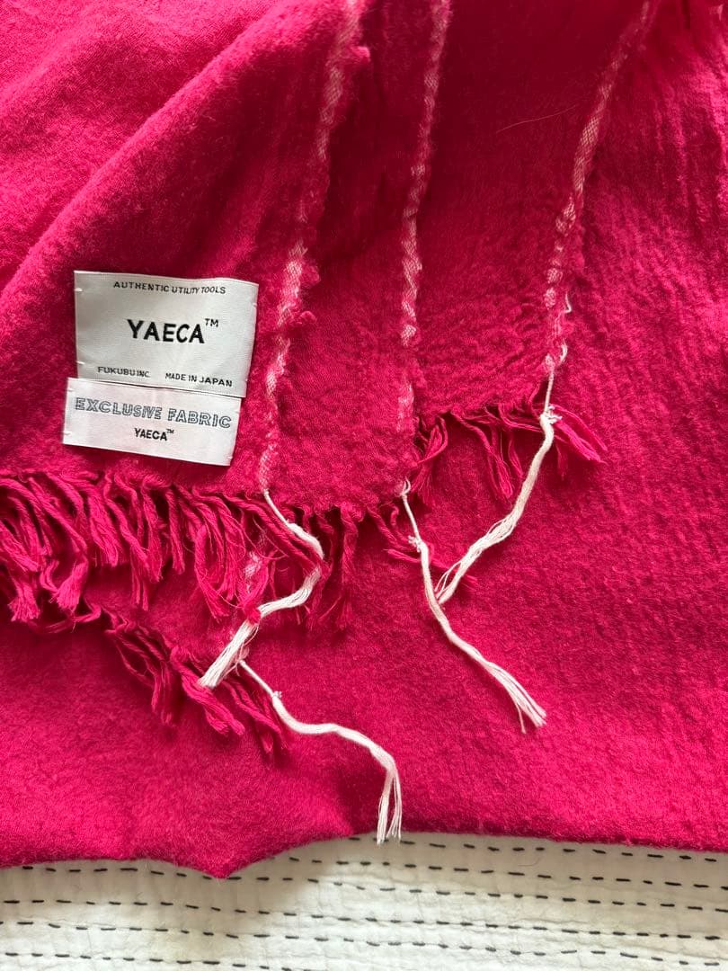YAECA ピンク ストール