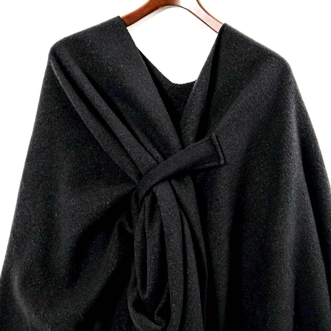 H3477-3◾️極上！肌触り抜群！カシミア100％　フリンジ　ポンチョ