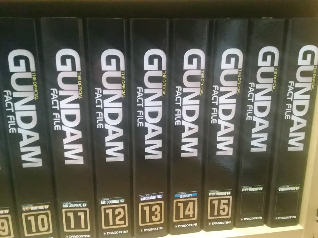 ガンダム　ファクトファイル　全150巻＋索引号　ファイル17冊