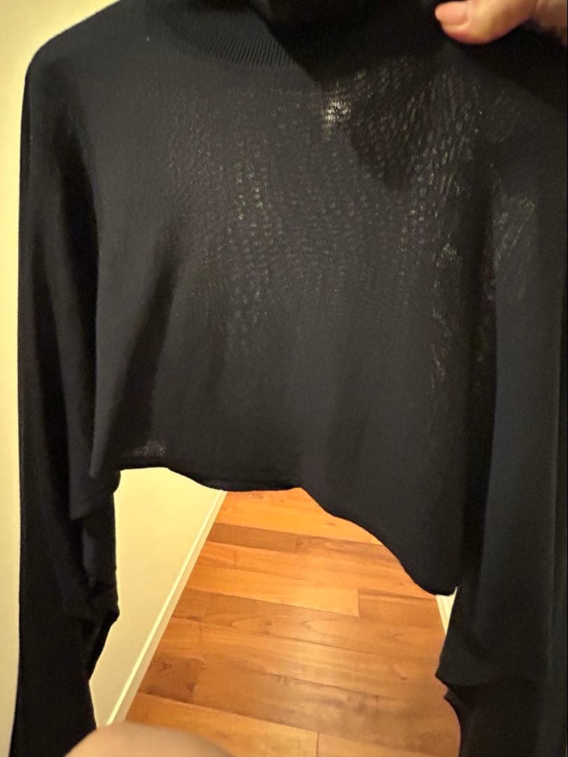 ミューズ ドゥーズィエム クラス 24AW タートルネック ポンチョ ニット