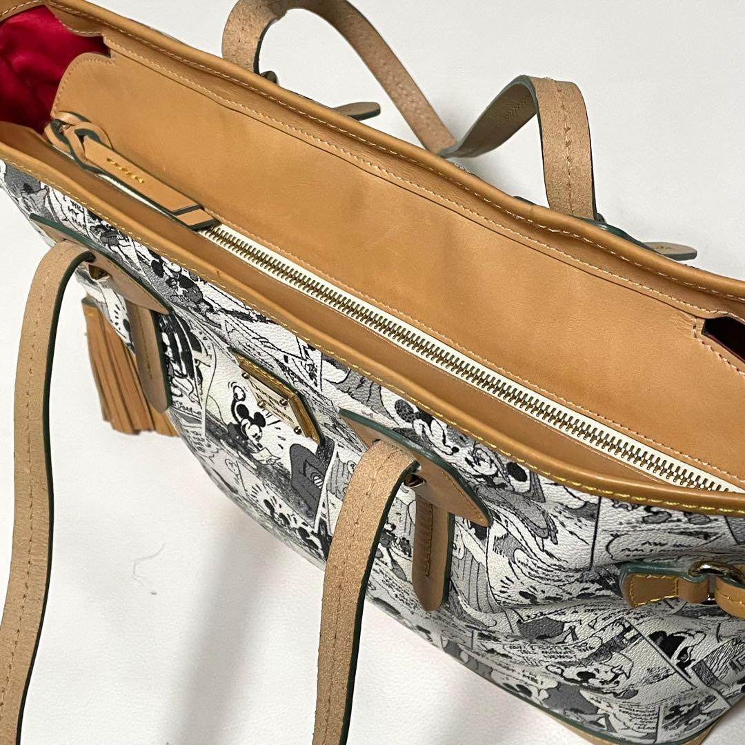 ドゥーニーアンドバーク トートバッグ ディズニーストア限定品 PVC 本革