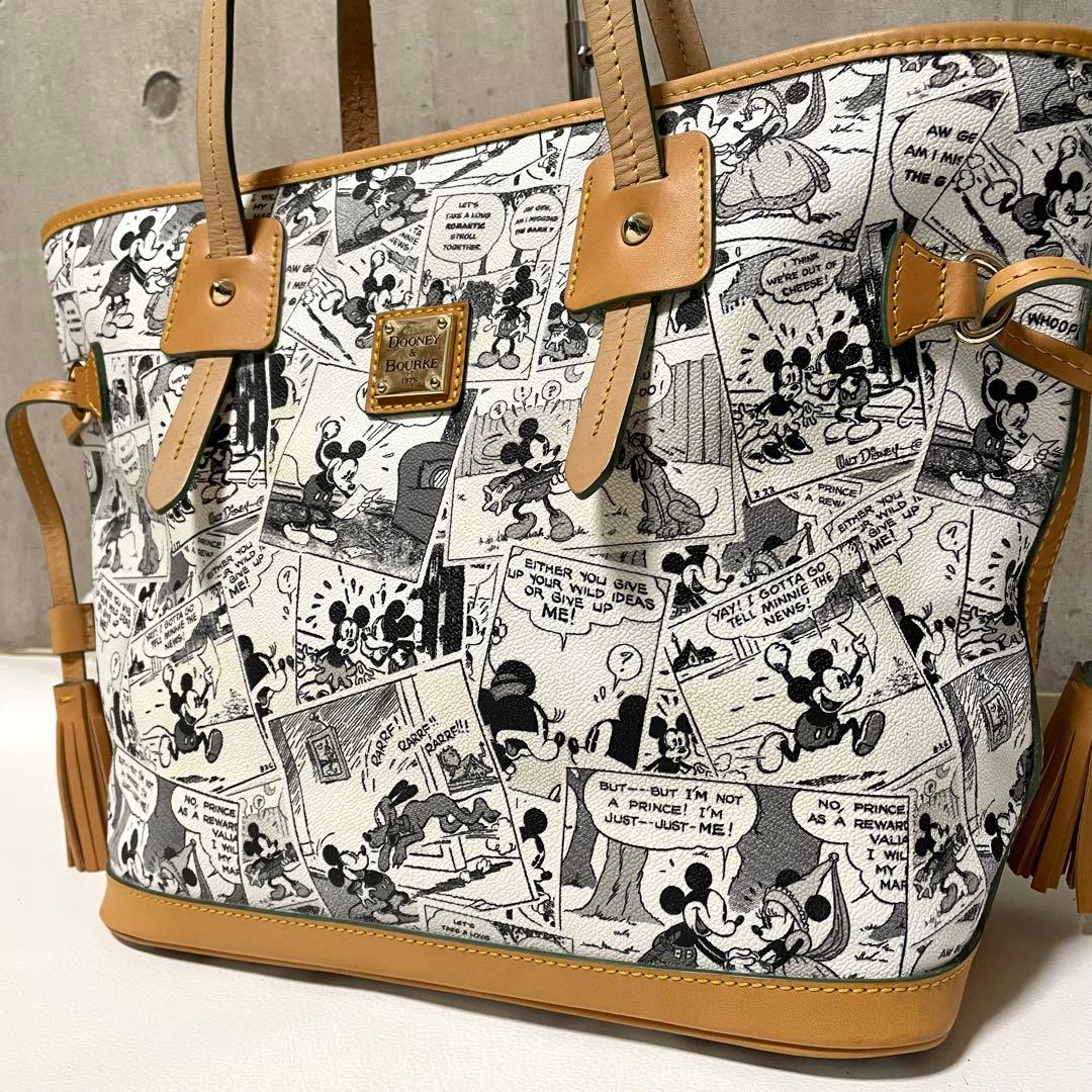 ドゥーニーアンドバーク トートバッグ ディズニーストア限定品 PVC 本革
