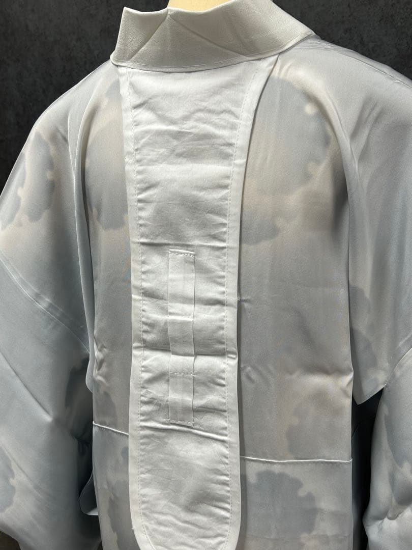 ねむの木＠きもの好き様御専用　IB-12 襦袢　長襦袢　薄灰単衣しつけ 美品