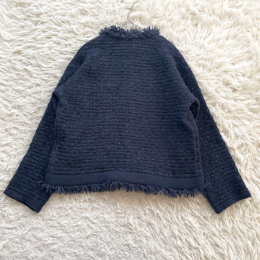 IENA ツイード　ニット　金ボタン　ジャケット　日本製