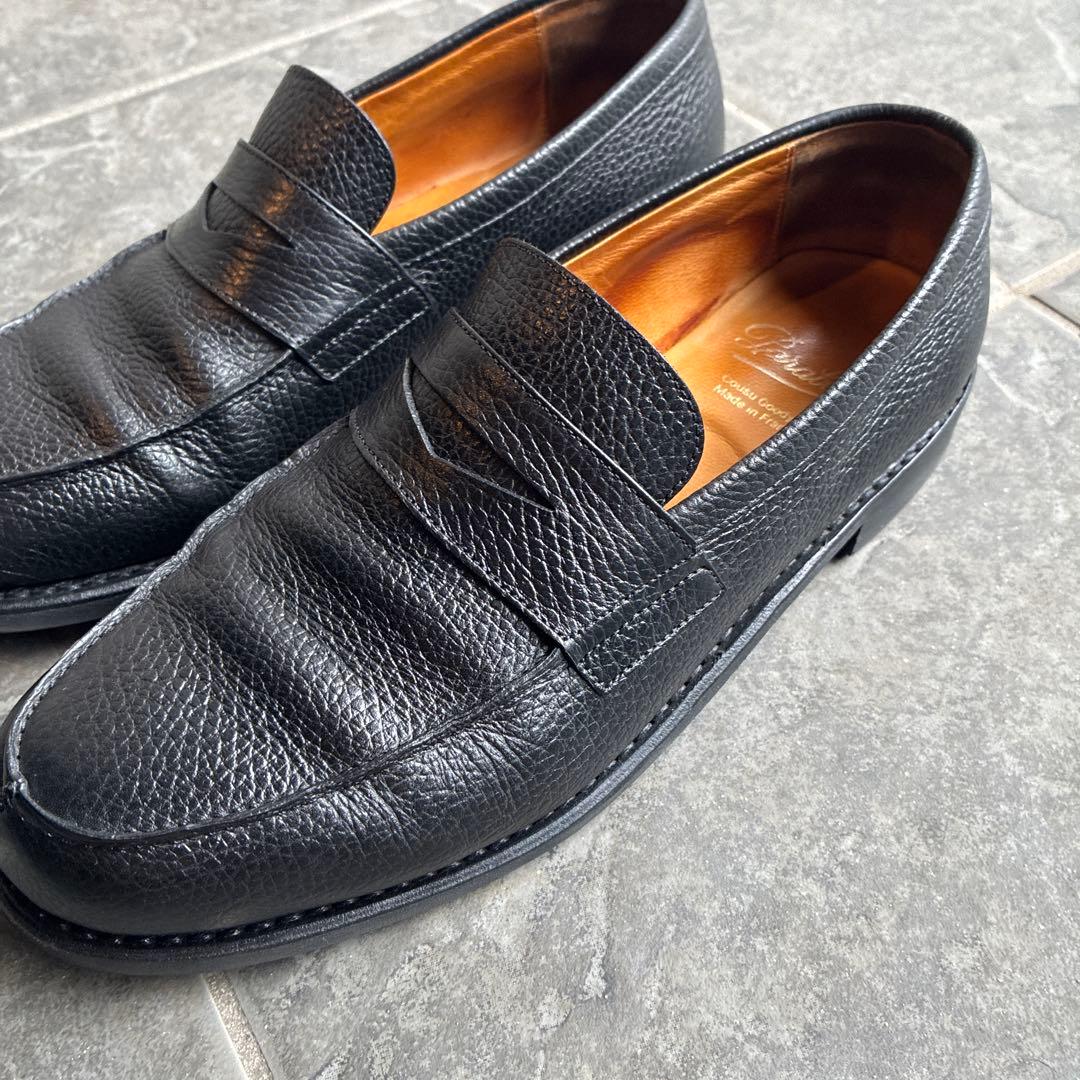 Paraboot adonis ブラック グレインレザー　UK 6 1/2