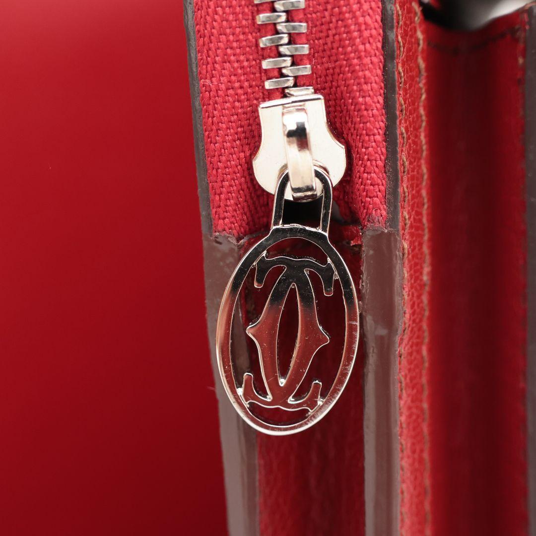 新品未使用 カルティエ Cartier レッド クラッチバッグ