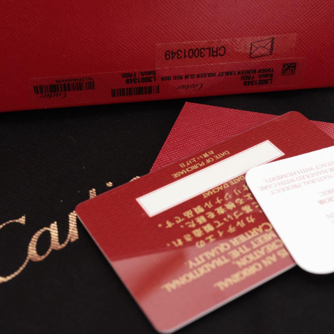 新品未使用 カルティエ Cartier レッド クラッチバッグ