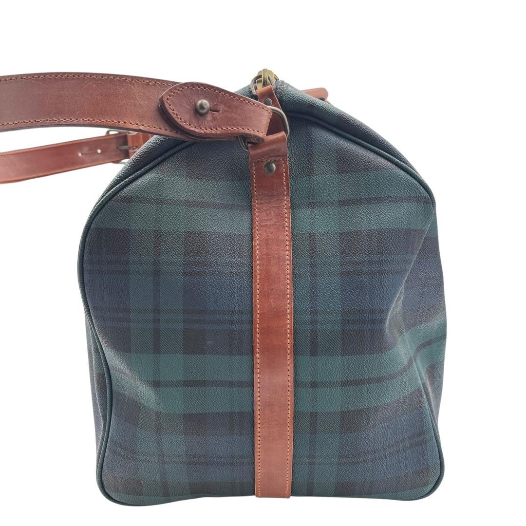 【極美品・ブラシ・南京錠付き】RALPH LAUREN ボストンバッグ レザー