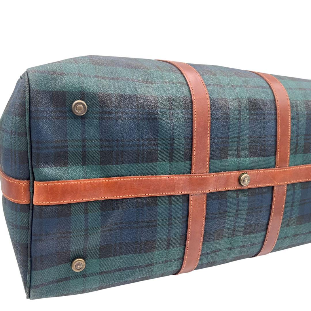 【極美品・ブラシ・南京錠付き】RALPH LAUREN ボストンバッグ レザー