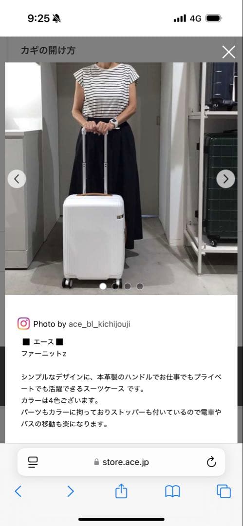 ace エース ファーニットZ スーツケース 機内持ち込み 32リットル