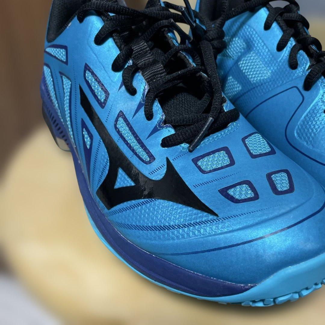 新品　ミズノ テニスシューズ ウエーブエクシード 4 OC 61GB