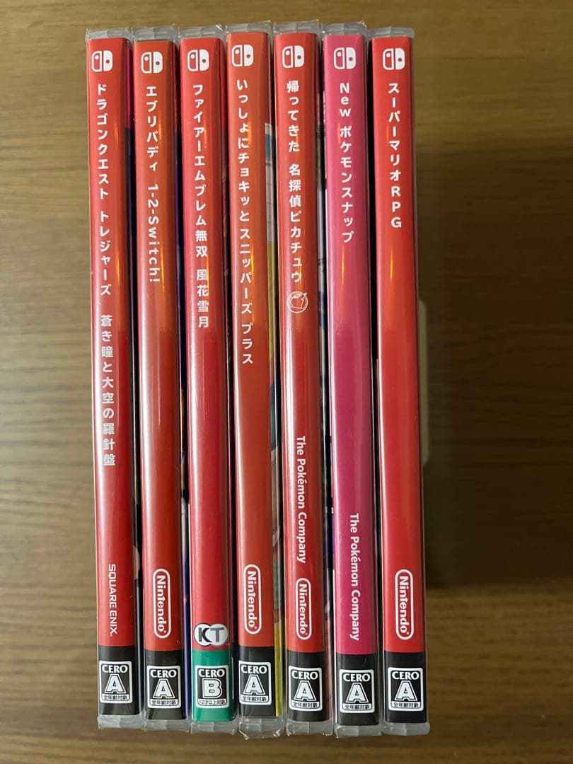 【ほぼ新品未開封】ニンテンドースイッチ　ソフト7本セット