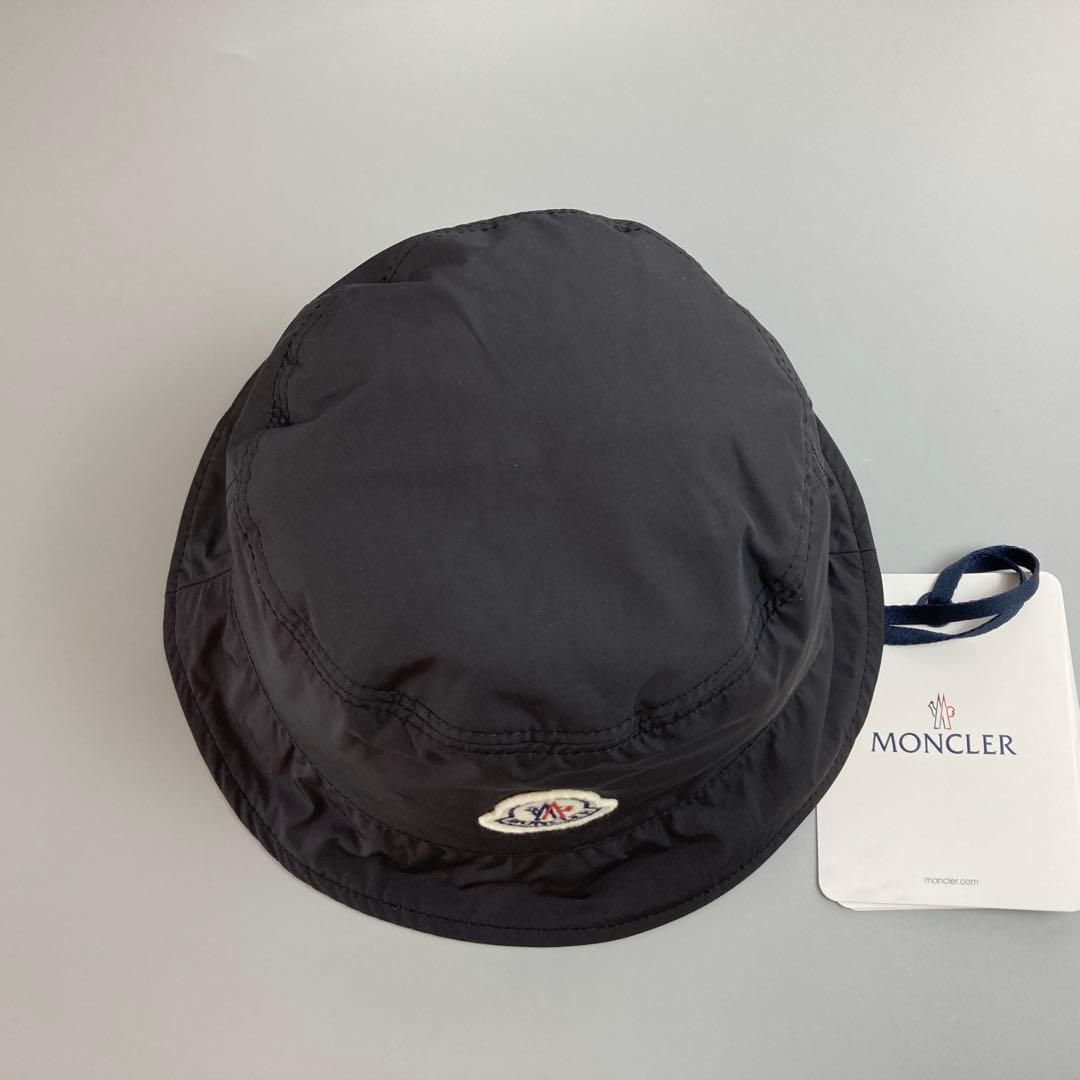 新品未使用 MONCLER モンクレール バケットハット リバーシブル 帽子 黒