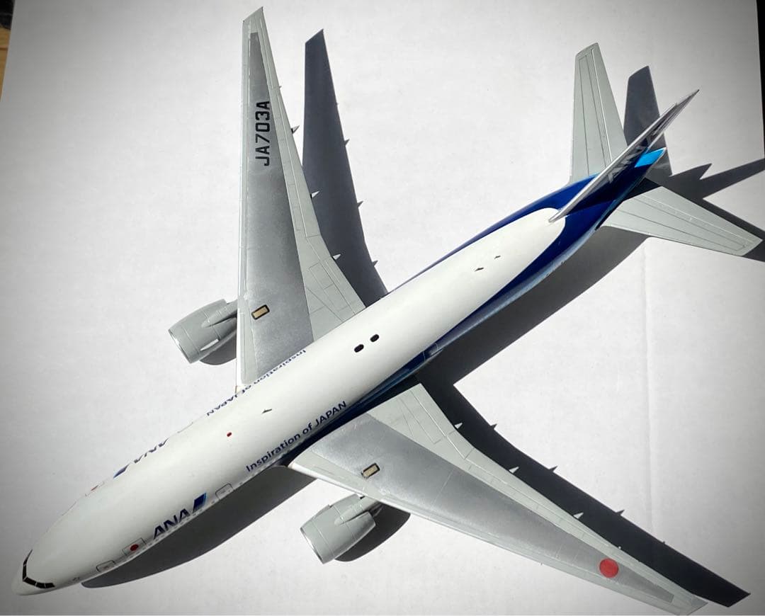 プラモデル完成品 ハセガワ ANA777-200 JA703A