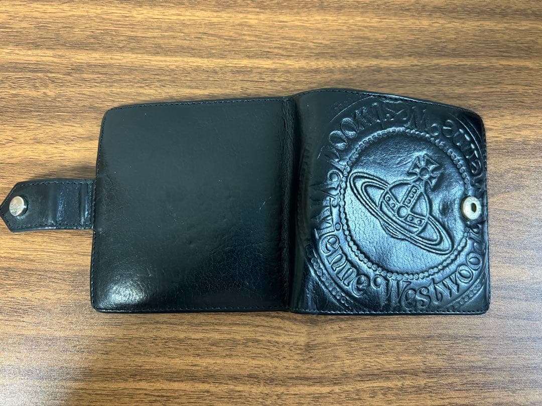 vivienne westwoodヴィヴィアンウエストウッド 二つ折り財布 黒