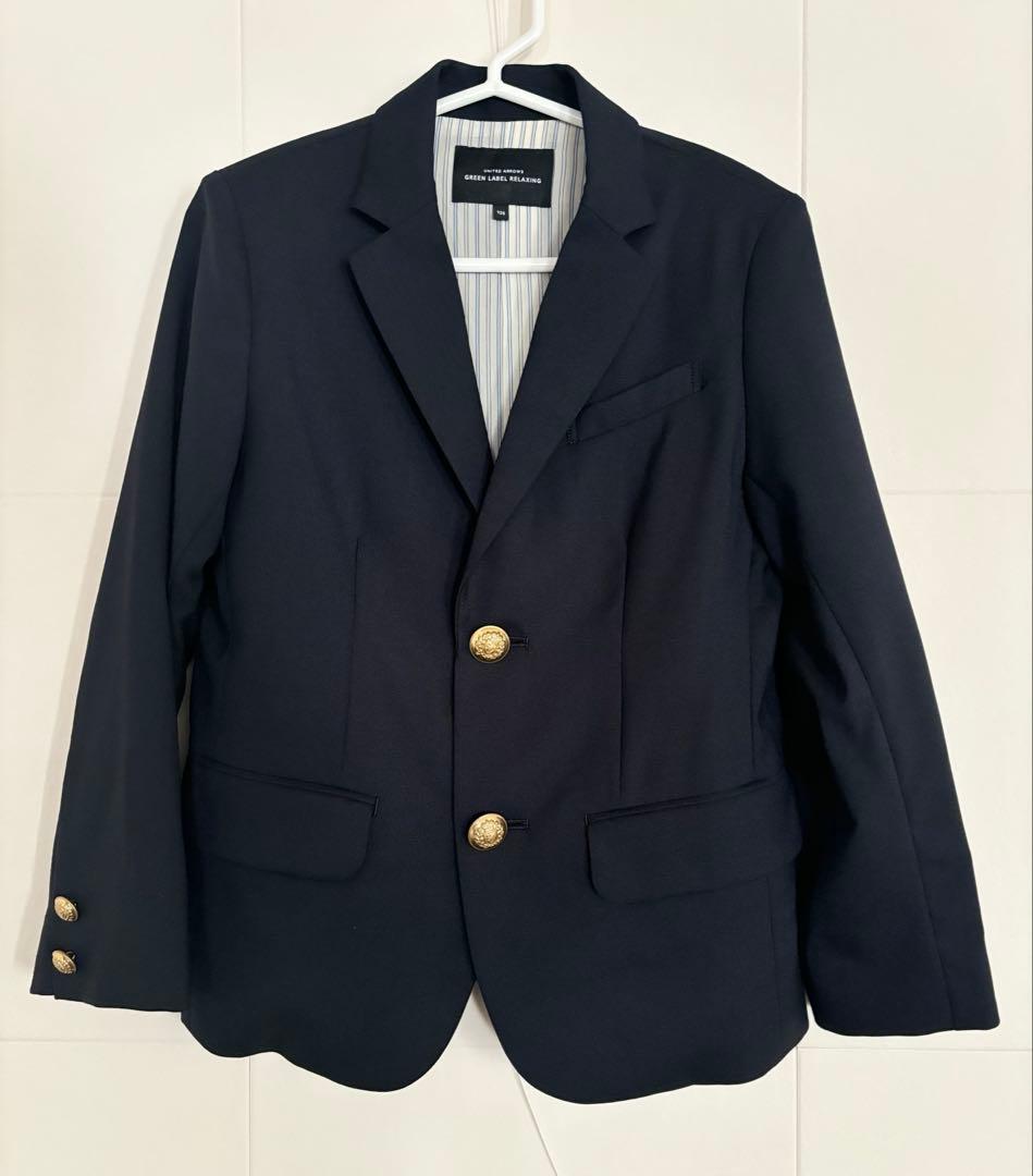 【125cm 】スーツ上下　シャツ　蝶ネクタイ　セット　入学式