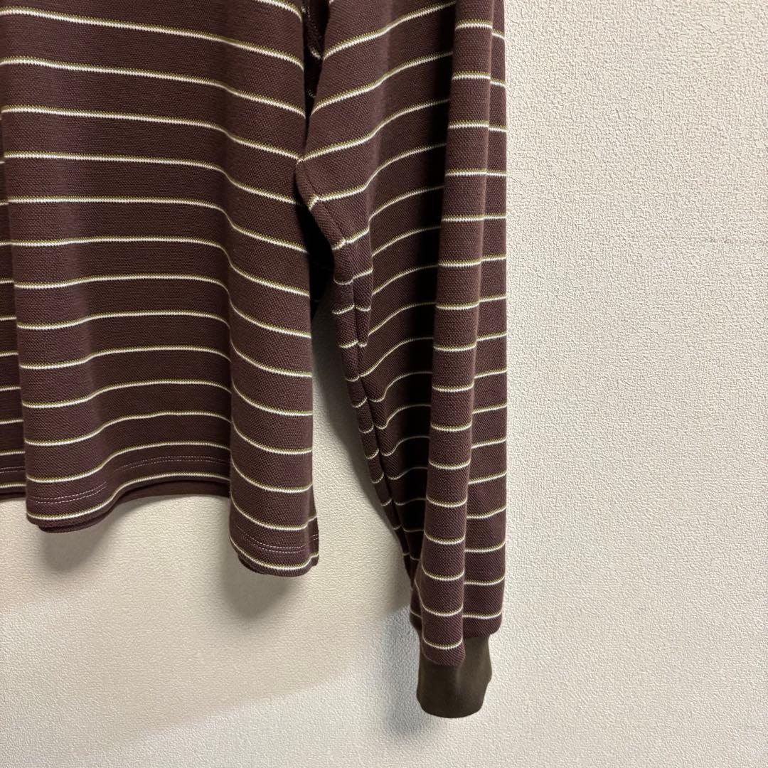 TODAYFUL Border Long T-shirts チョコ