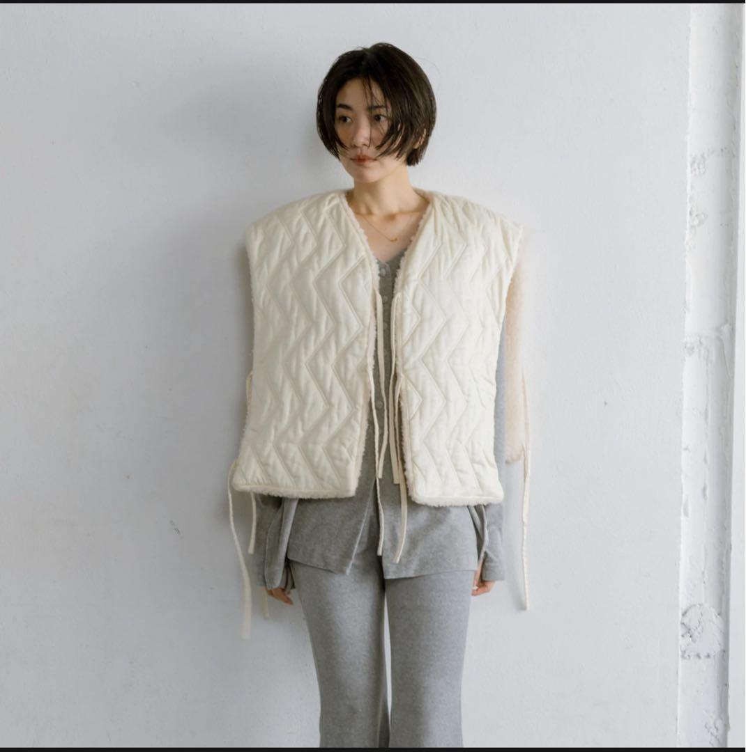 【ミモザ】muuet 完売品　ミュエット　 キルティング　ベスト