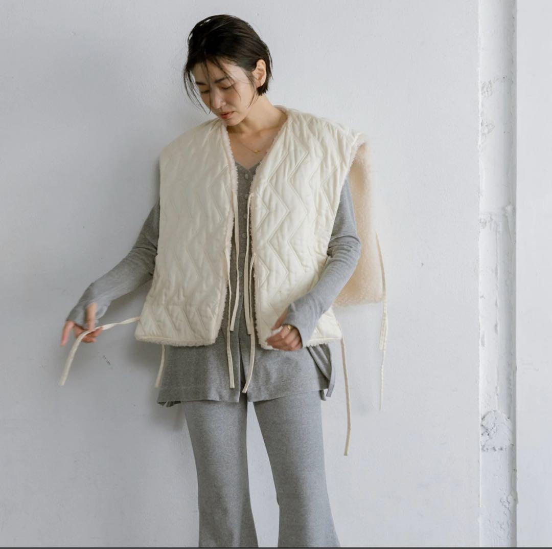 【ミモザ】muuet 完売品　ミュエット　 キルティング　ベスト