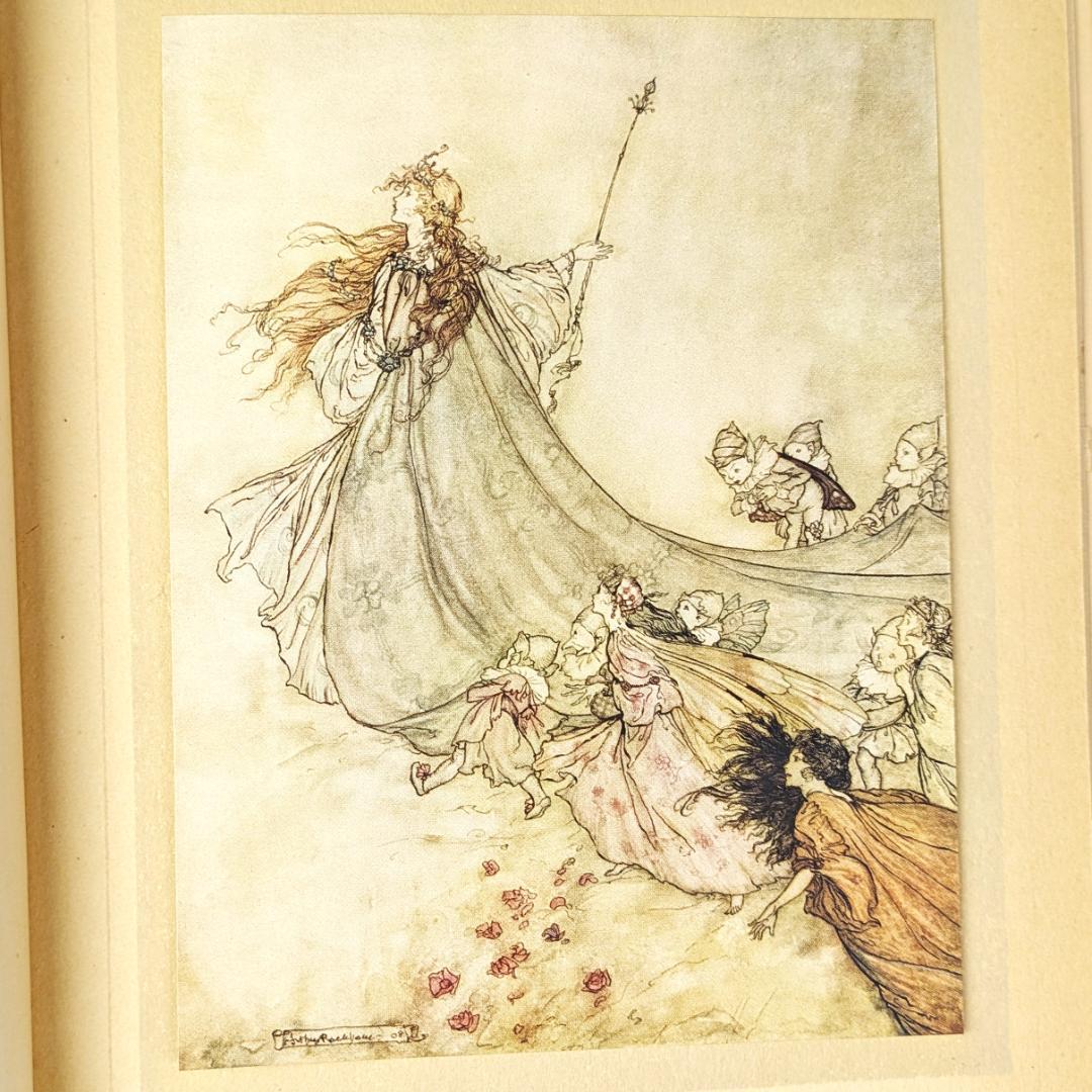 希少な初版 アーサー・ラッカム挿画『真夏の夜の夢』1908年 イラスト40枚総揃