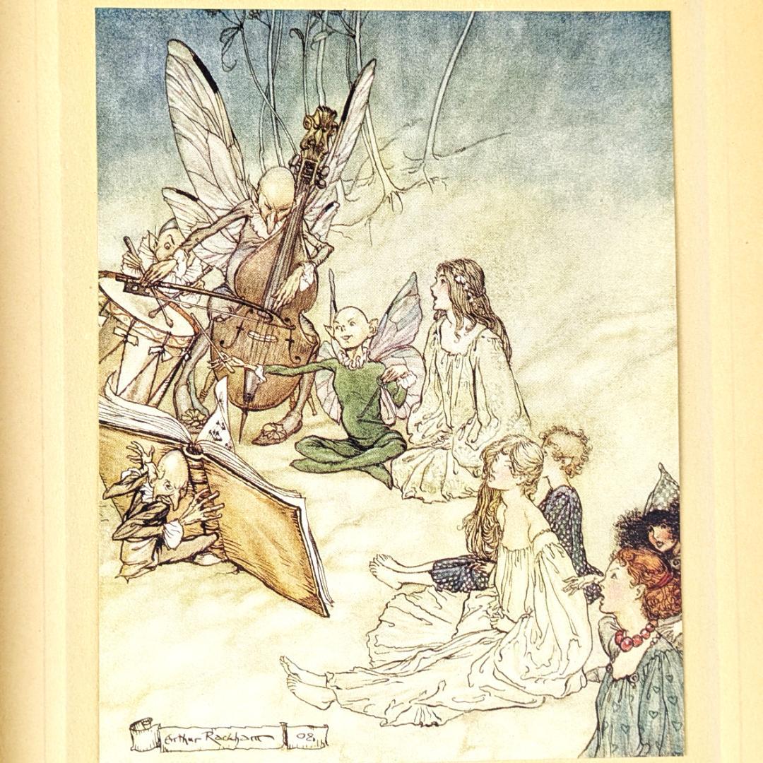 希少な初版 アーサー・ラッカム挿画『真夏の夜の夢』1908年 イラスト40枚総揃
