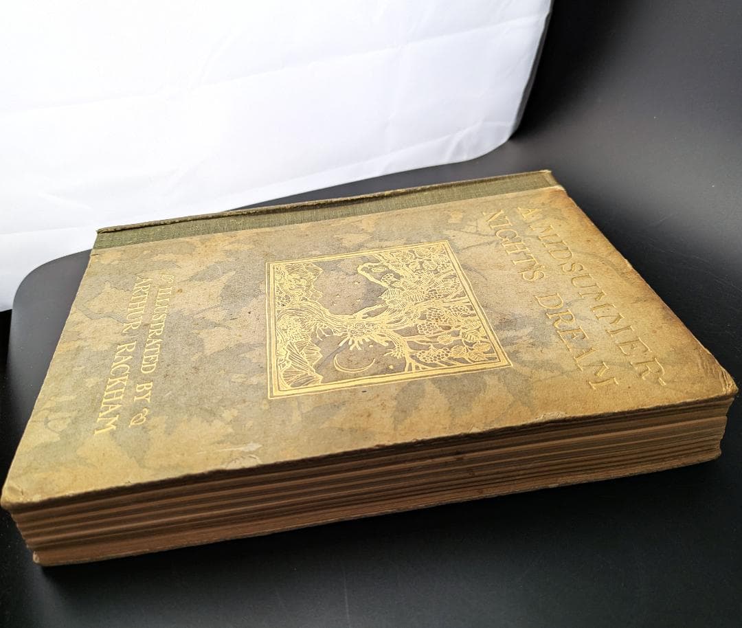 希少な初版 アーサー・ラッカム挿画『真夏の夜の夢』1908年 イラスト40枚総揃