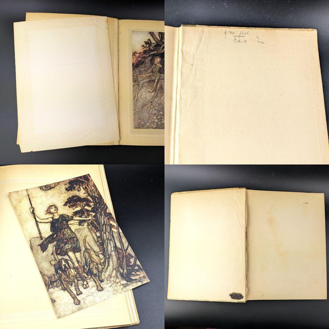 希少な初版 アーサー・ラッカム挿画『真夏の夜の夢』1908年 イラスト40枚総揃