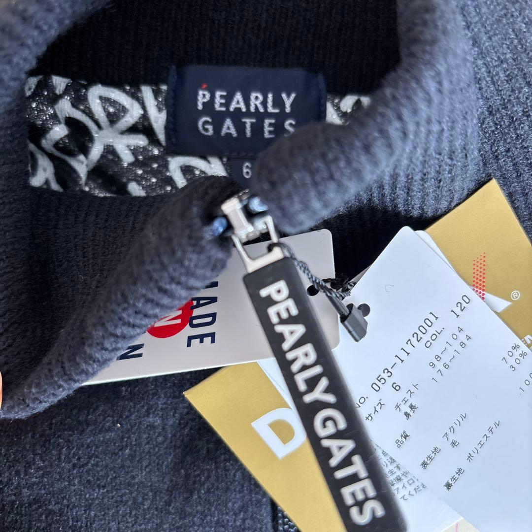 PEARLY GATES ブラックセーター