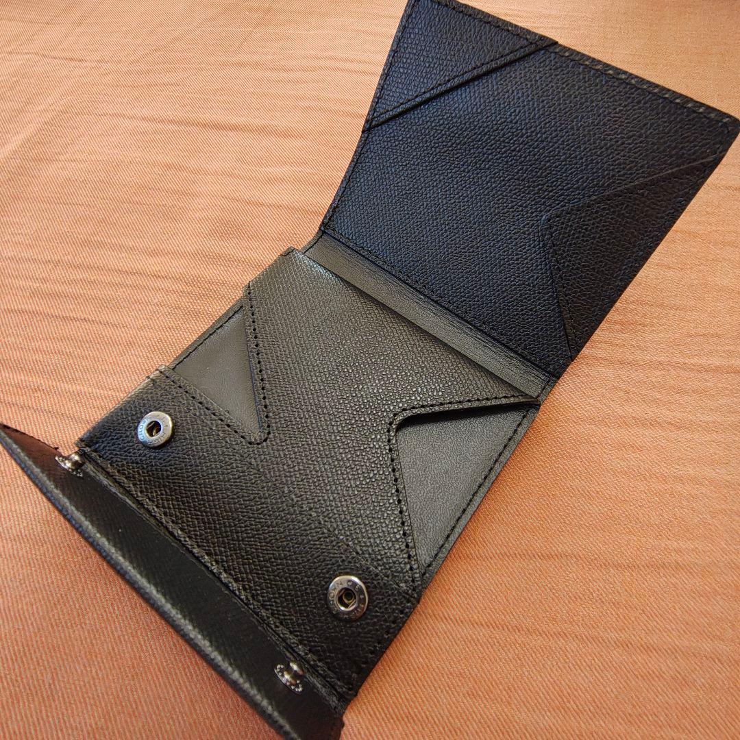 新品未使用abrAsus【アブラサス】薄い財布ブラック