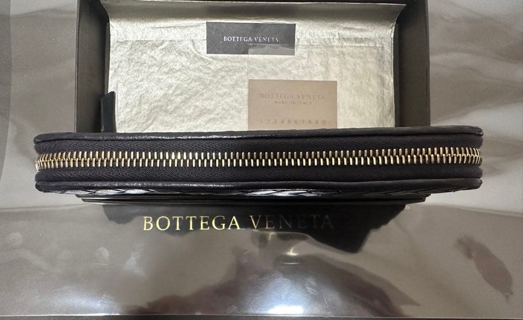 【本体のみ】ボッテガヴェネタ ラウンドファスナー/ラム/黒/3️⃣✨✨✨