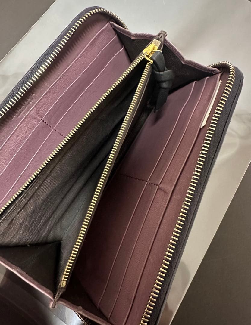 【本体のみ】ボッテガヴェネタ ラウンドファスナー/ラム/黒/3️⃣✨✨✨