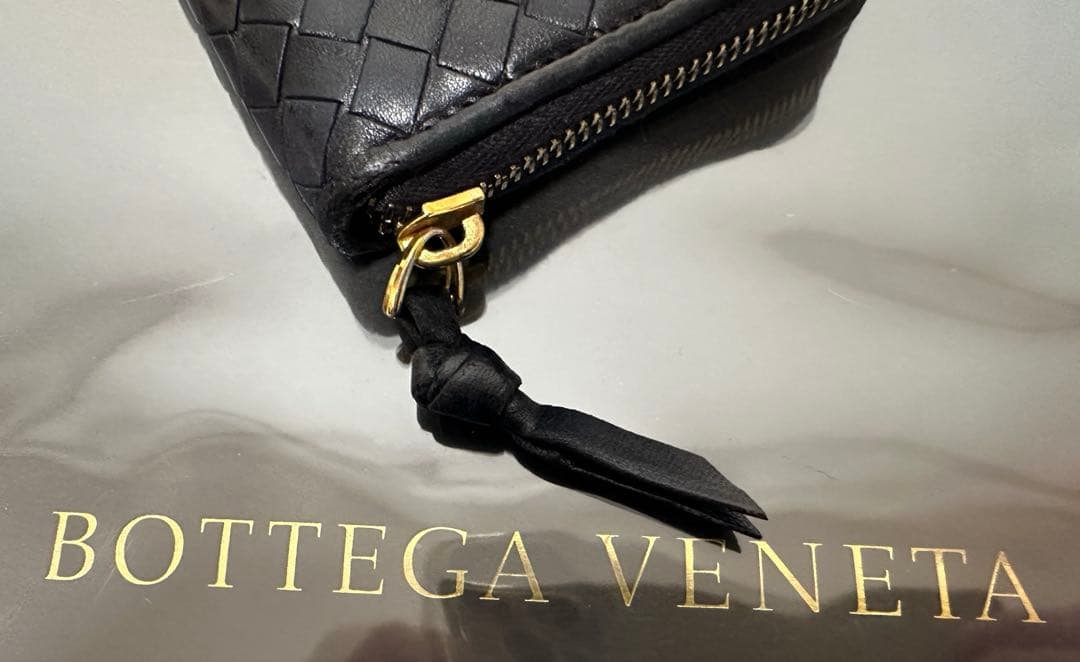 【本体のみ】ボッテガヴェネタ ラウンドファスナー/ラム/黒/3️⃣✨✨✨