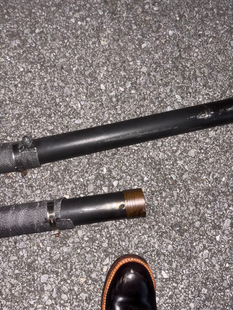 ドラッグスター400 ドラッグパイプマフラー　ブラック