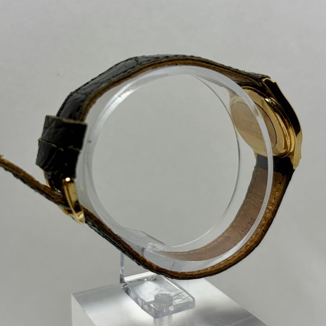 【稼働/新品電池/希少品】レイモンドウィル 腕時計 ゴールド文字盤 デイト