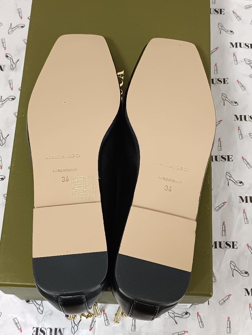 未使用MARIA LUCAマリア ルカAugusta Ballet Flat36