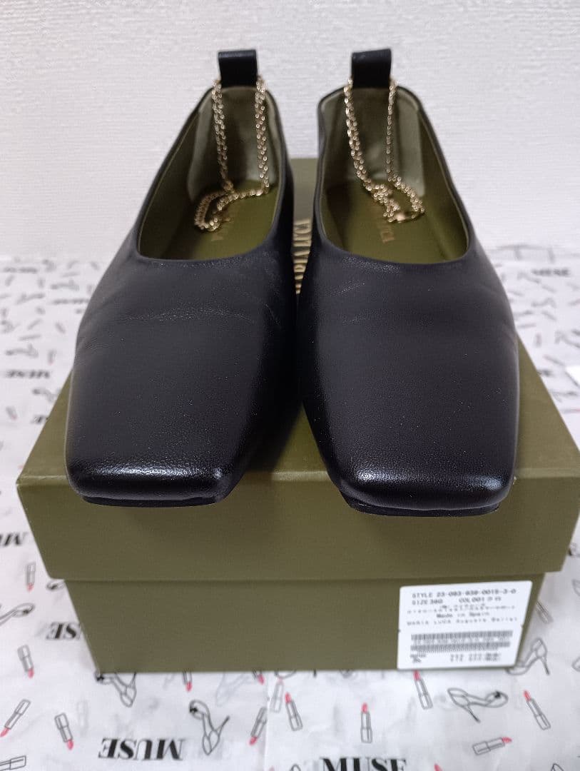 未使用MARIA LUCAマリア ルカAugusta Ballet Flat36