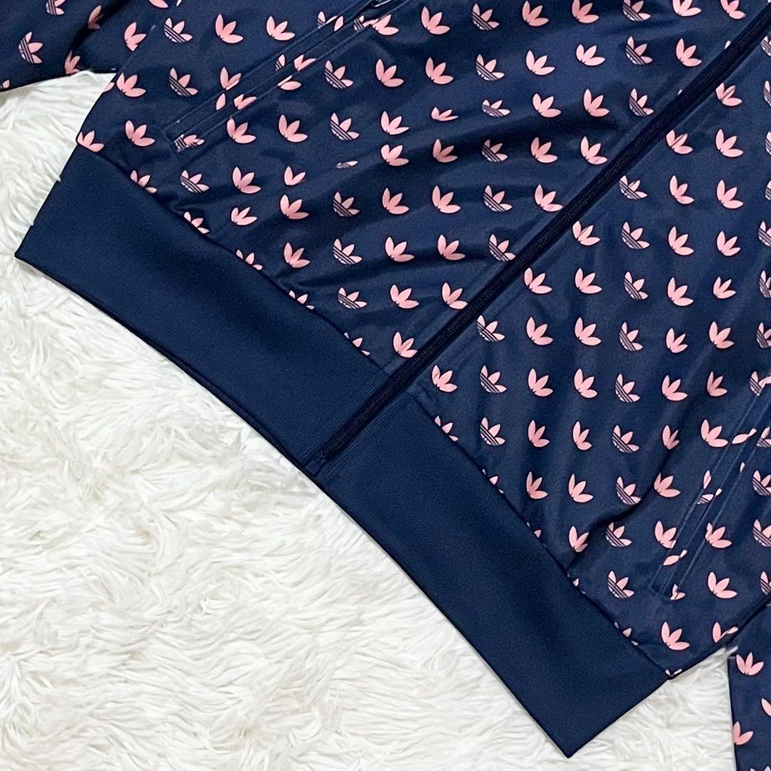 未使用級 アディダス モノグラムファイヤーバードトラックトップ XL ネイビー