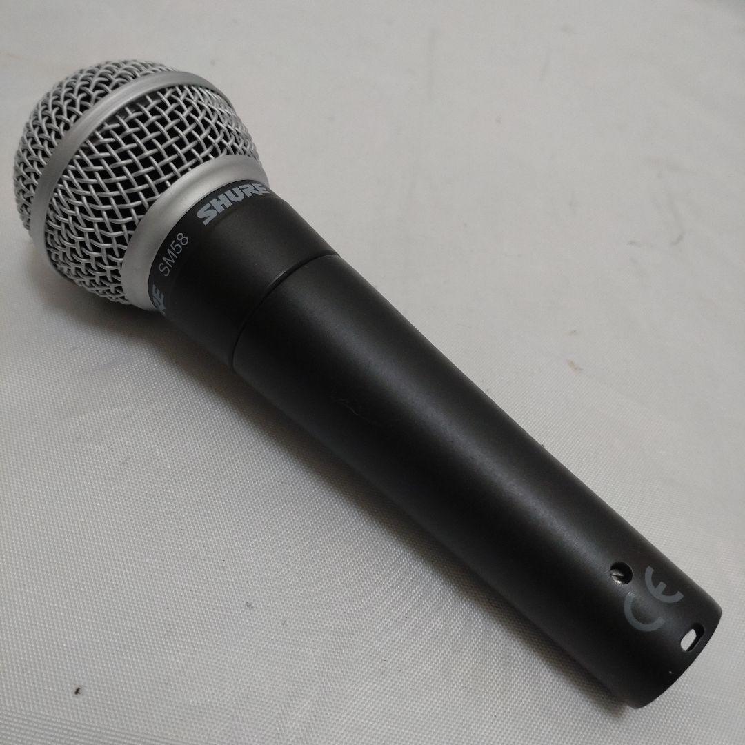 Shure シュアー SM58 卓上スタンド ケーブル ケース付き！