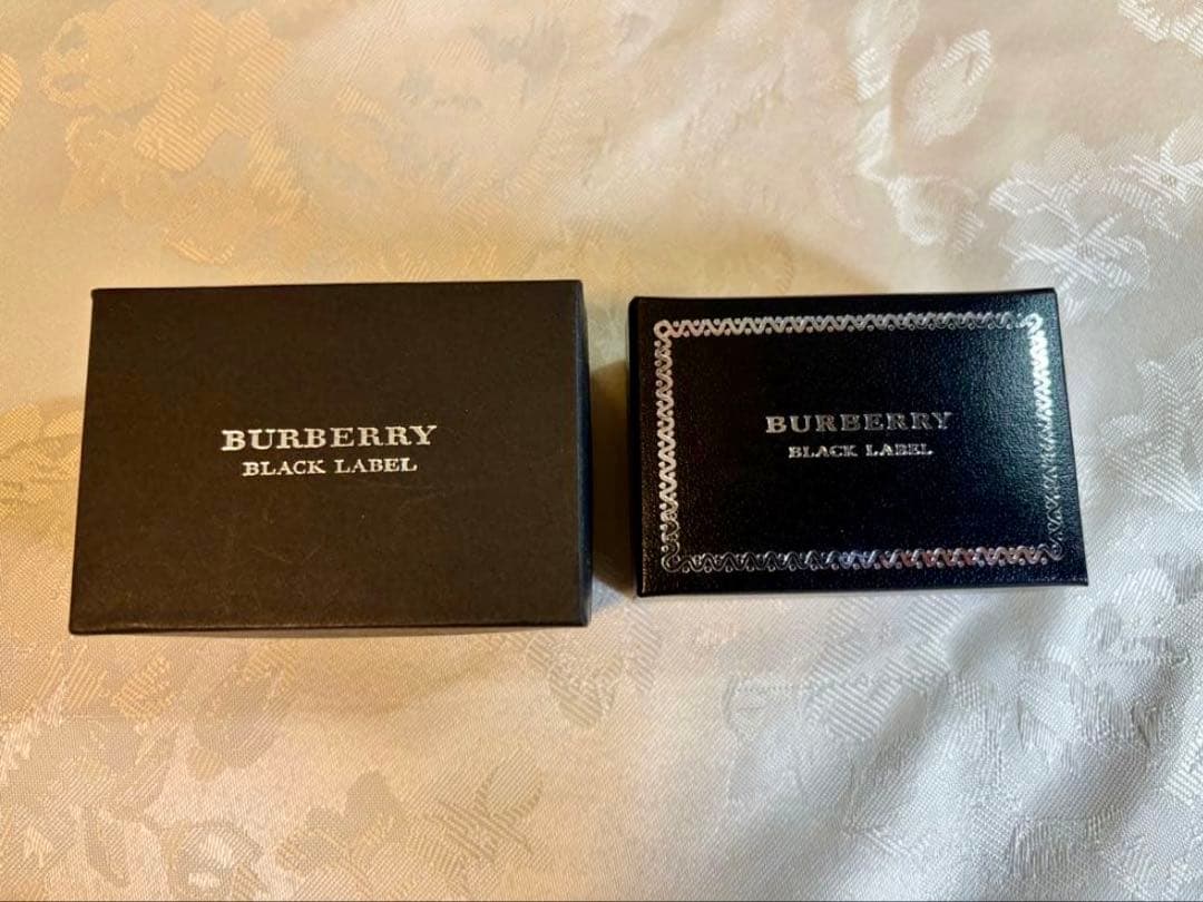 【新品未使用】BURBERRY BLACK LABEL ロゴ カフスボタン