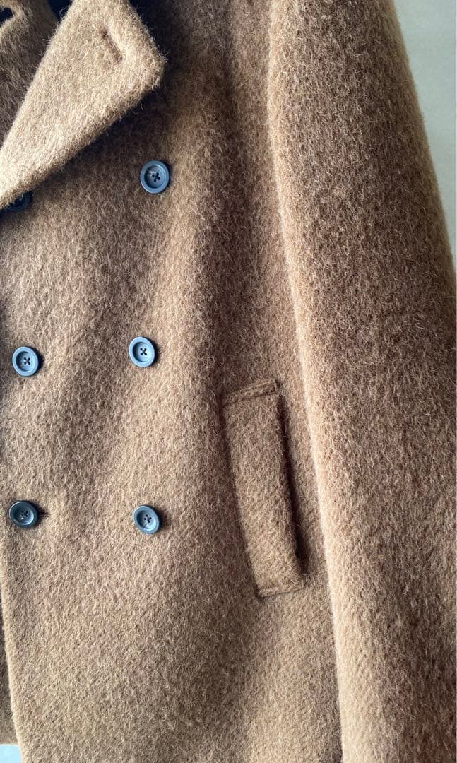 ジャケット・アウター Lounge Lizard ALPCA SHAGGY P COAT BROWN