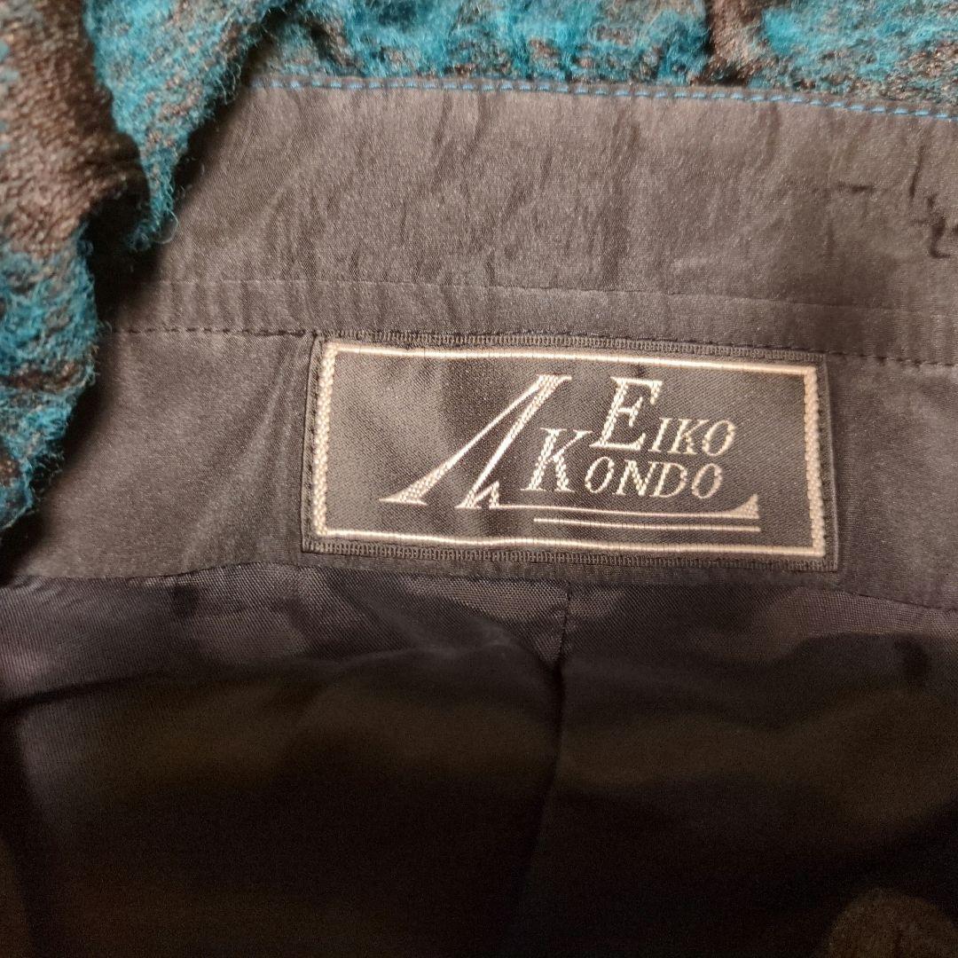 きららさま専用　エイココンドウ　ブルーとブラックのロングコート