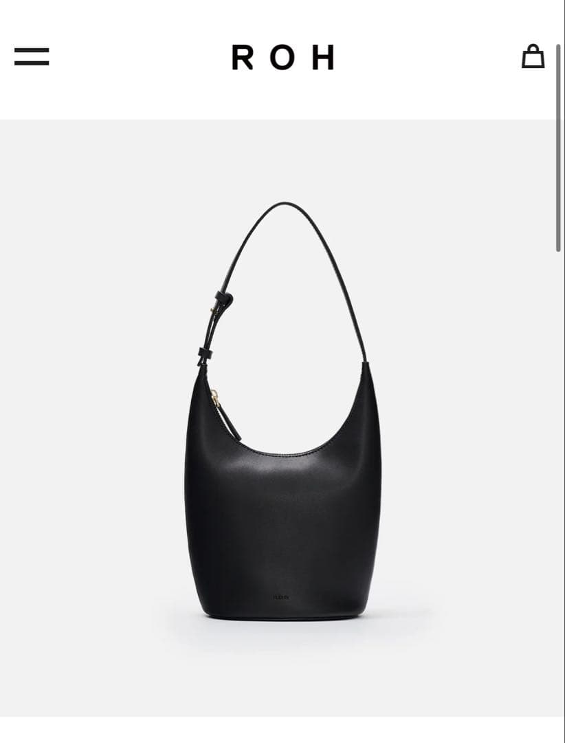 バッグ BLACK ROH SEOUL Mini Around hobo bag