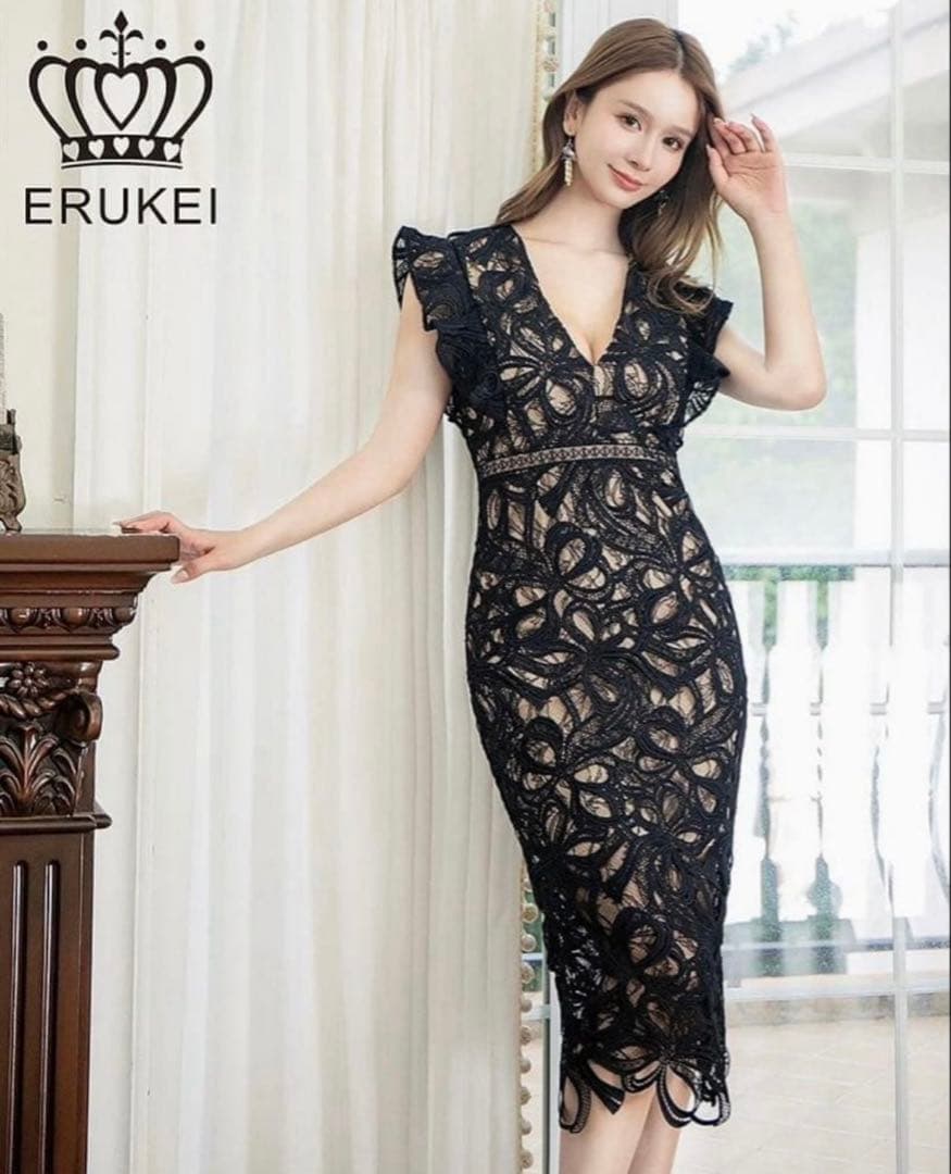 エルケイ　ミディアムドレス　Mサイズ