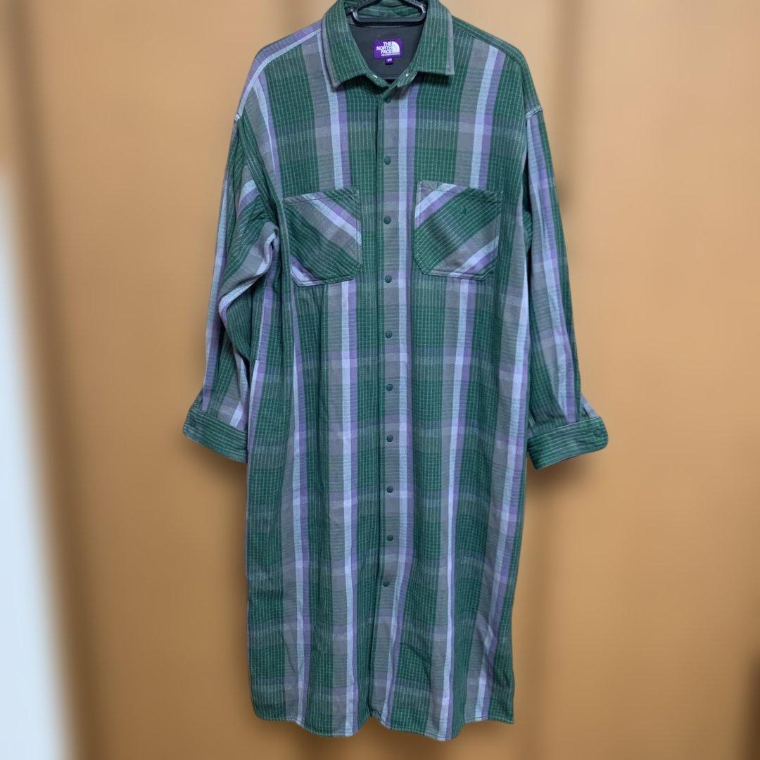 美品 THE NORTH FACE PURPLE LABEL チェックワンピース